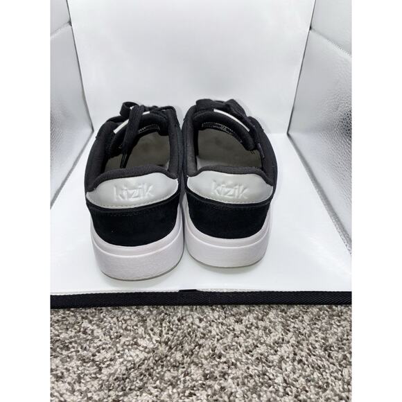 Kizik Prague Women’s Size 8.5 Men’s 7 Hands Free Canvas Black Slip On Sneaker - Picture 3 of 6